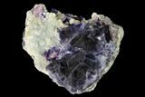 Purple-Blue Cubic Fluorite Crystals - Inner Mongolia #146949-1